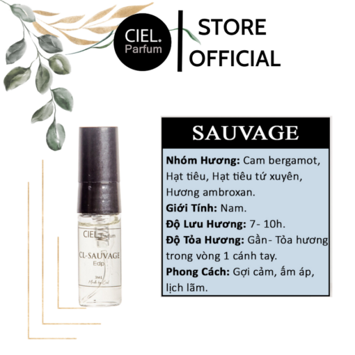 sauvage 3ml